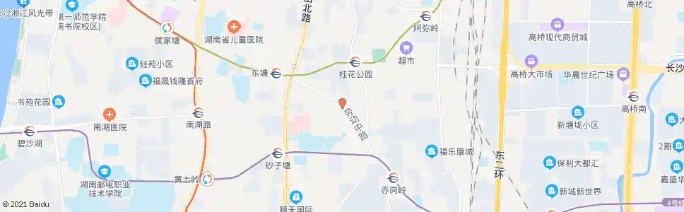 长沙野坡_公交站地图_长沙公交_妙搜公交查询2024