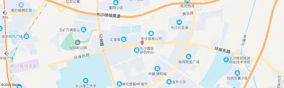 长沙金海路环保路口_公交站地图_长沙公交_妙搜公交查询2024