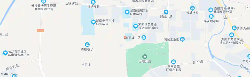 长沙高塘岭镇中学_公交站地图_长沙公交_妙搜公交查询2024