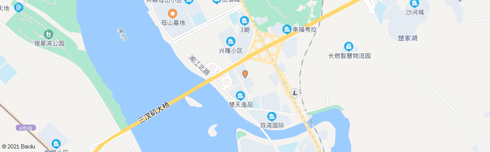 长沙新港镇政府(龙福小区)_公交站地图_长沙公交_妙搜公交查询2024