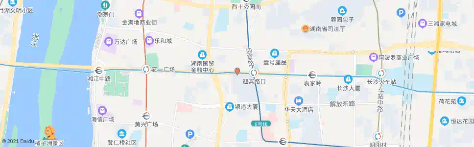 长沙韭菜园_公交站地图_长沙公交_妙搜公交查询2024