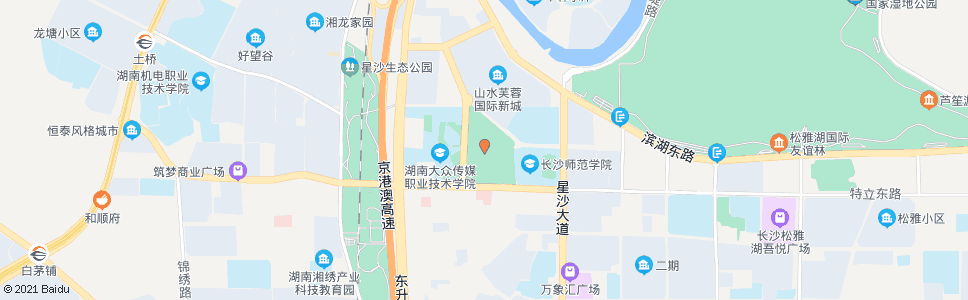 长沙徐特立公园(西)_公交站地图_长沙公交_妙搜公交查询2024