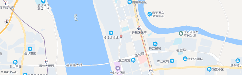 长沙江湾路口_公交站地图_长沙公交_妙搜公交查询2024