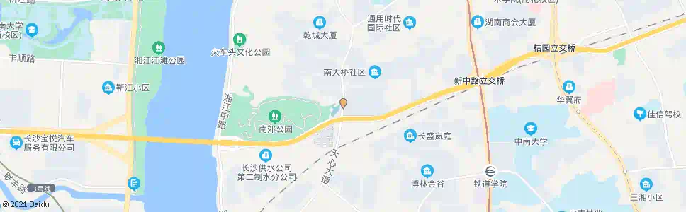 长沙猴子石路口_公交站地图_长沙公交_妙搜公交查询2024