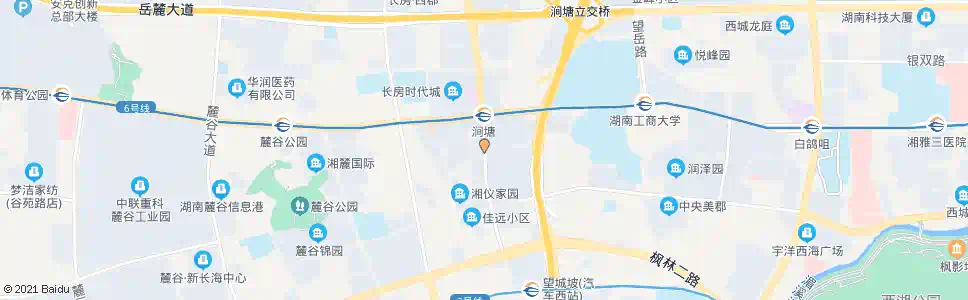 长沙玉兰路_公交站地图_长沙公交_妙搜公交查询2024