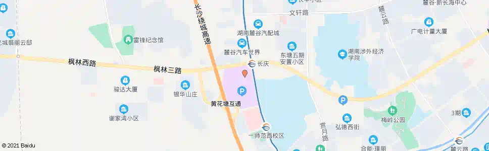 长沙步步高梅溪新天地西(东方红路口)_公交站地图_长沙公交_妙搜公交查询2024