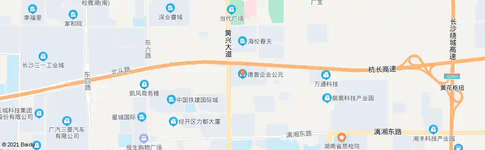 长沙德普企业园_公交站地图_长沙公交_妙搜公交查询2024