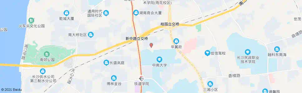 长沙竹塘西路_公交站地图_长沙公交_妙搜公交查询2024