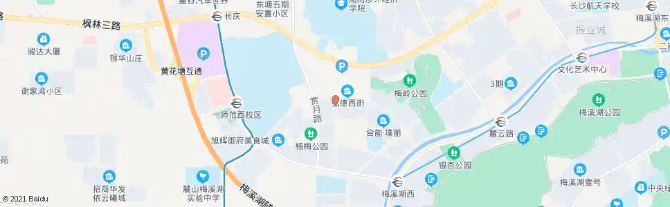 长沙沐风路看云路口_公交站地图_长沙公交_妙搜公交查询2024