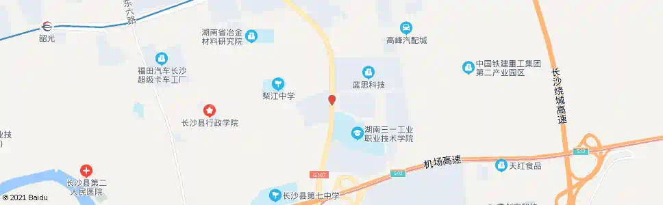 长沙蓝思科技(榔梨厂区)_公交站地图_长沙公交_妙搜公交查询2024