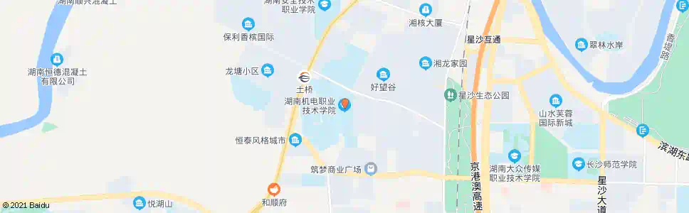 长沙机电职院_公交站地图_长沙公交_妙搜公交查询2024