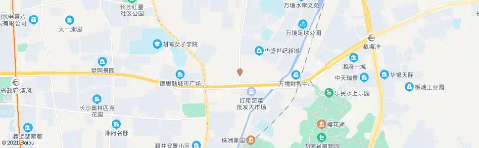 长沙洞井路湘府路口_公交站地图_长沙公交_妙搜公交查询2024