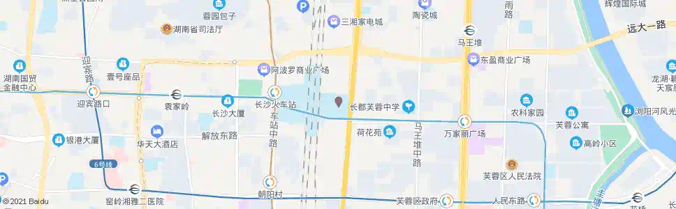 长沙锦泰广场(东)_公交站地图_长沙公交_妙搜公交查询2024