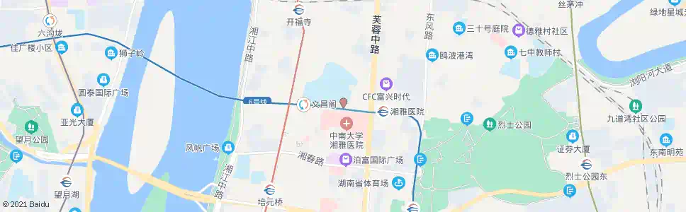 长沙湘雅口腔医院(湘雅路)_公交站地图_长沙公交_妙搜公交查询2024