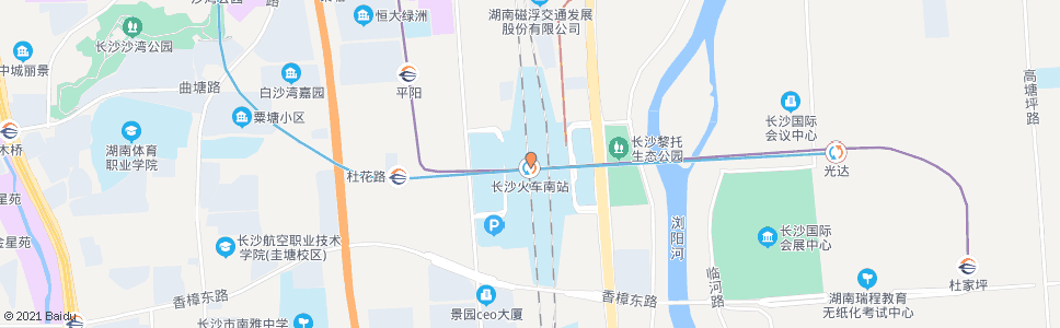 长沙南湖市场_公交站地图_长沙公交_妙搜公交查询2024