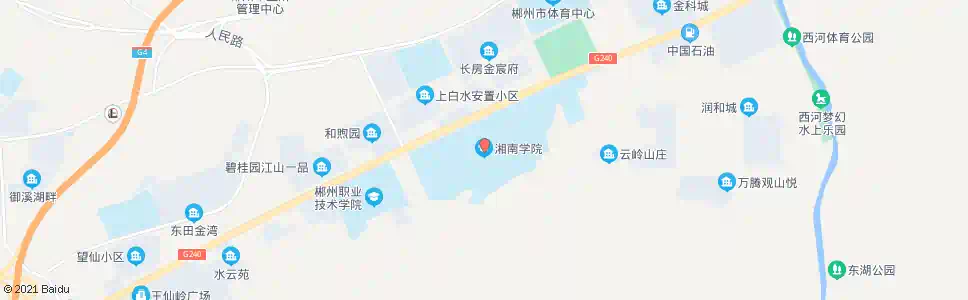 郴州湘南学院_公交站地图_郴州公交_妙搜公交查询2024