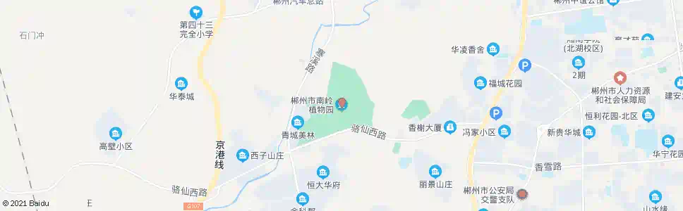 郴州植物园_公交站地图_郴州公交_妙搜公交查询2024