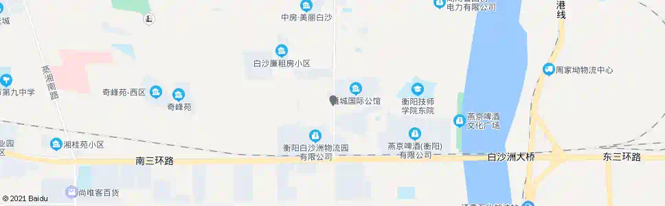 衡阳白沙洲汽车站_公交站地图_衡阳公交_妙搜公交查询2024