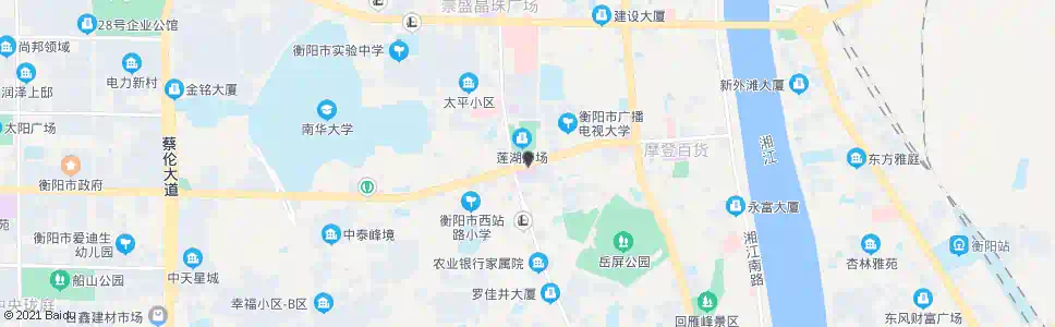 衡阳宇元万向城_公交站地图_衡阳公交_妙搜公交查询2024