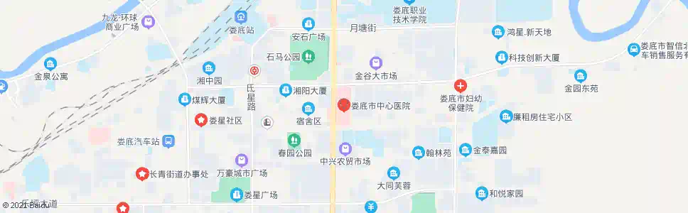 娄底市中心医院_公交站地图_娄底公交_妙搜公交查询2024