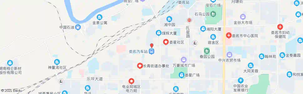 娄底洞新大市场_公交站地图_娄底公交_妙搜公交查询2024