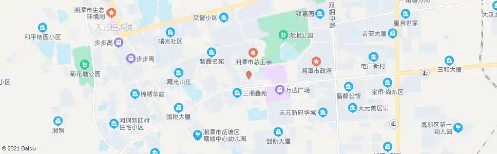 湘潭广电中心(东方红广场)_公交站地图_湘潭公交_妙搜公交查询2024