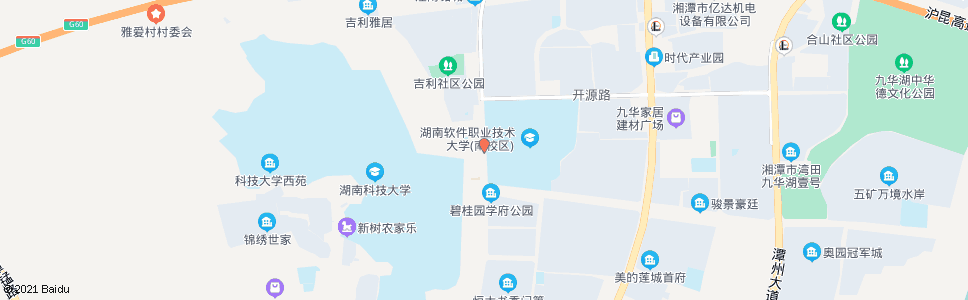 湘潭科大东门_公交站地图_湘潭公交_妙搜公交查询2024