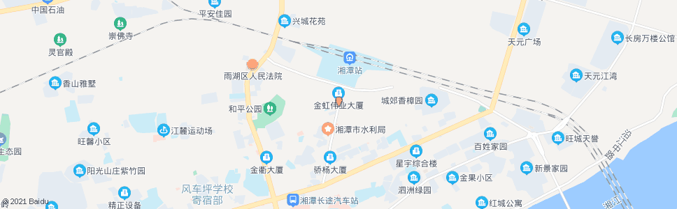 湘潭草塘市场_公交站地图_湘潭公交_妙搜公交查询2024