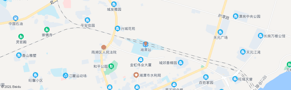 湘潭车站路口_公交站地图_湘潭公交_妙搜公交查询2024