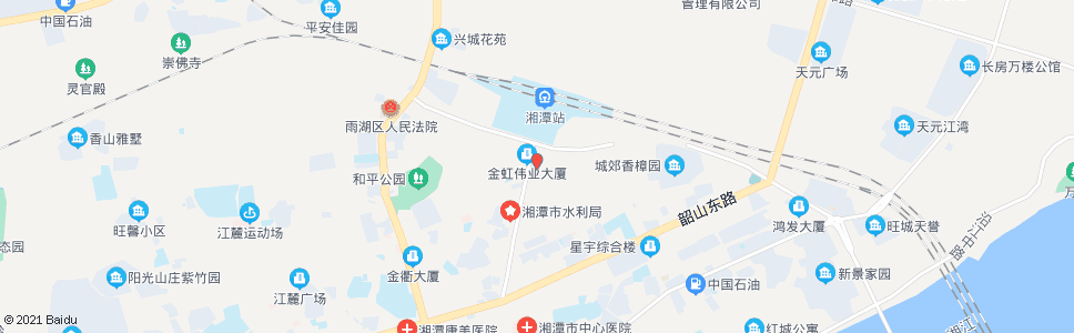 湘潭公汽物业公司_公交站地图_湘潭公交_妙搜公交查询2024