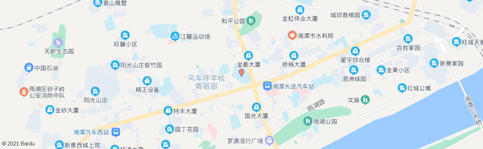 湘潭市一中_公交站地图_湘潭公交_妙搜公交查询2024