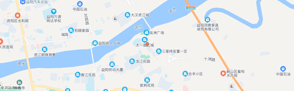 益阳团洲市场_公交站地图_益阳公交_妙搜公交查询2024