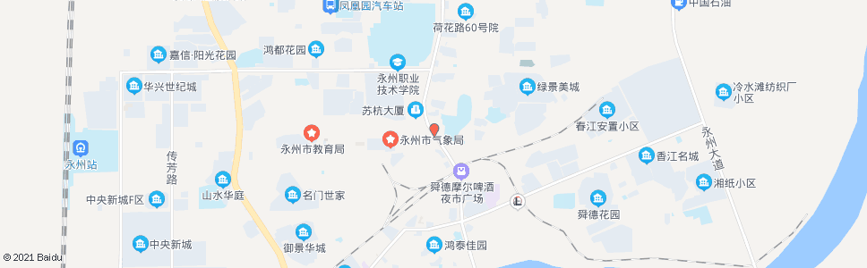 永州市二中_公交站地图_永州公交_妙搜公交查询2024
