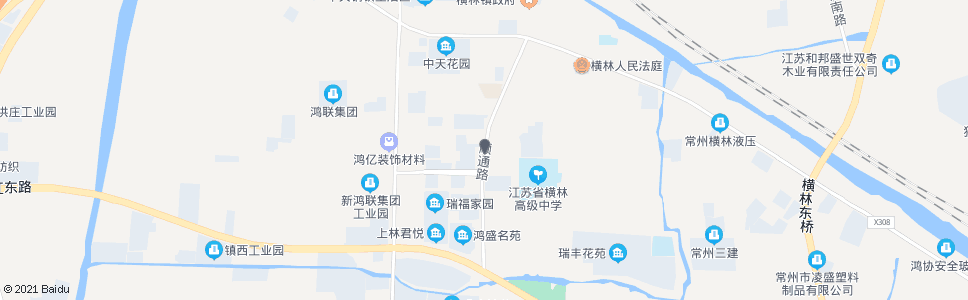 常州横林花园路_公交站地图_常州公交_妙搜公交查询2024