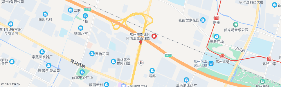 常州韩家桥_公交站地图_常州公交_妙搜公交查询2024