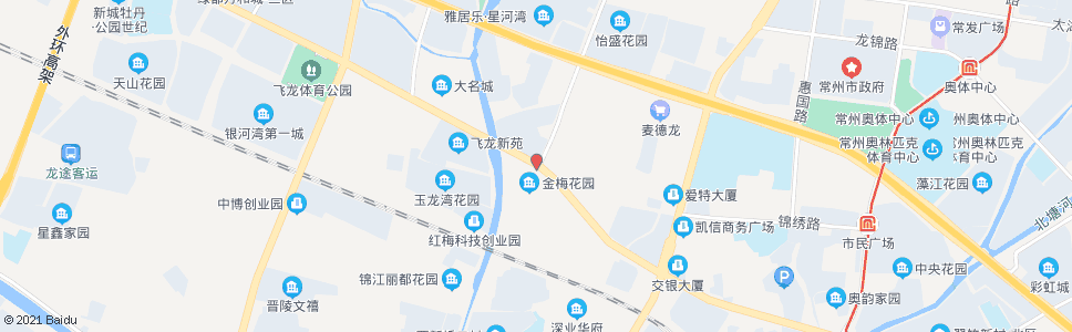 常州飞龙路泰山路_公交站地图_常州公交_妙搜公交查询2024