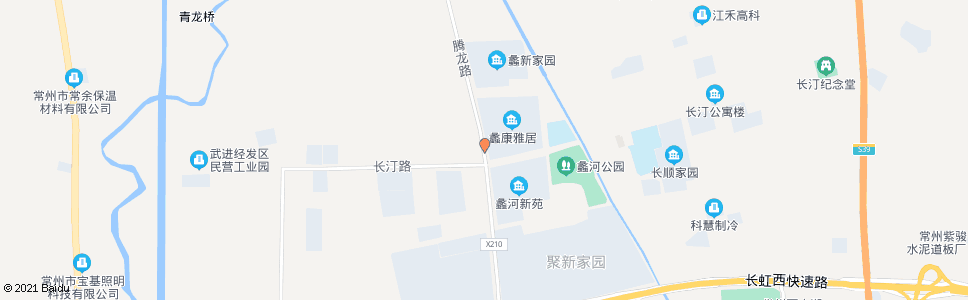 常州腾龙路长汀路_公交站地图_常州公交_妙搜公交查询2024