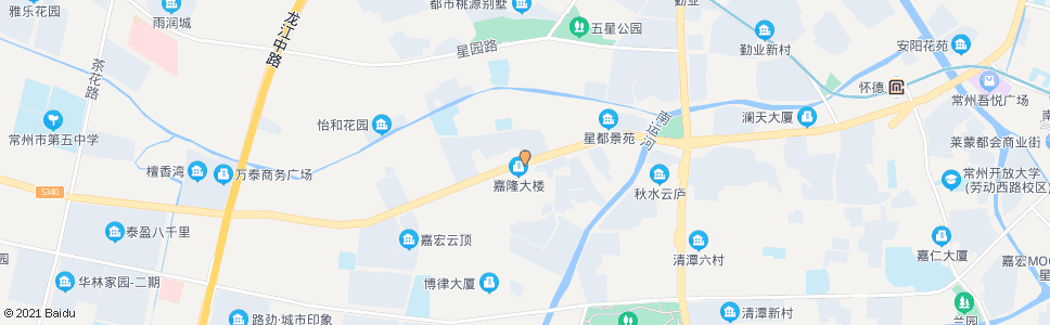 常州花园新村_公交站地图_常州公交_妙搜公交查询2024