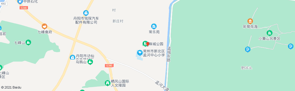 常州珠城公园_公交站地图_常州公交_妙搜公交查询2024