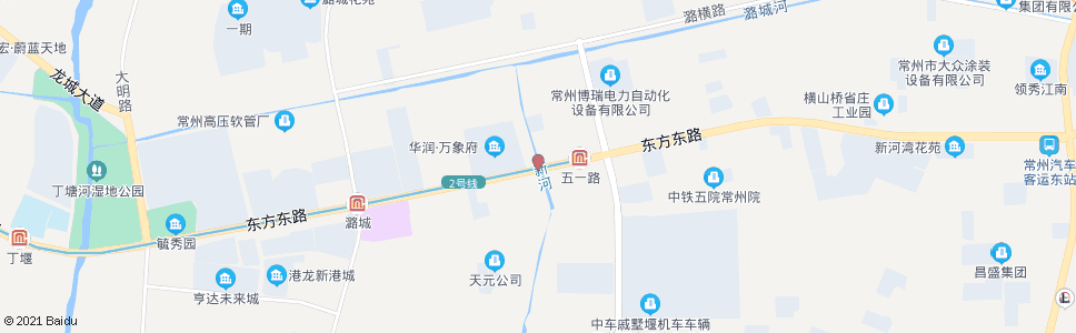 常州革新路东方路_公交站地图_常州公交_妙搜公交查询2024