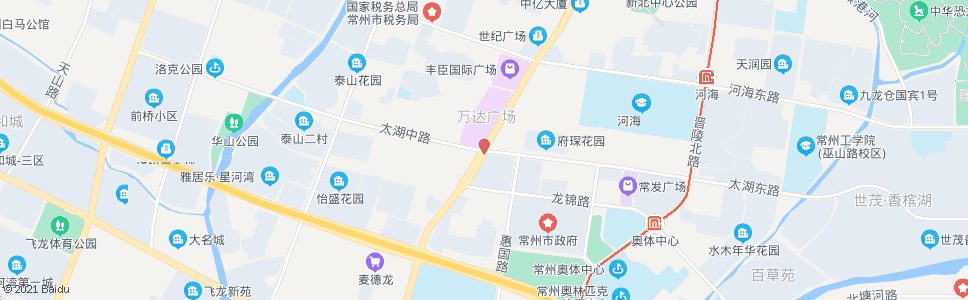 常州通江路太湖路(b)_公交站地图_常州公交_妙搜公交查询2024