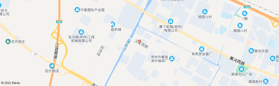 常州汉江西路_公交站地图_常州公交_妙搜公交查询2024
