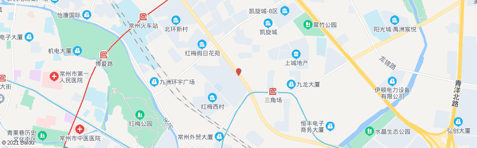 常州红梅文化_公交站地图_常州公交_妙搜公交查询2024