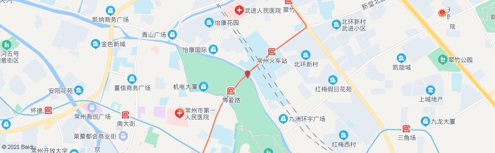 常州新丰桥(火车站)_公交站地图_常州公交_妙搜公交查询2024