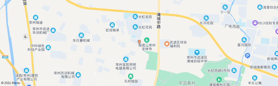 常州宝林寺西_公交站地图_常州公交_妙搜公交查询2024