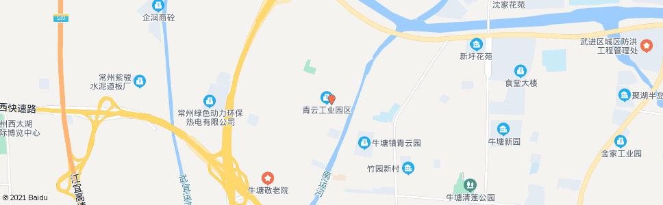 常州青云村_公交站地图_常州公交_妙搜公交查询2024