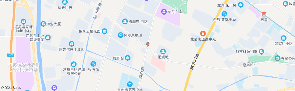 常州茶花路棕榈路_公交站地图_常州公交_妙搜公交查询2024