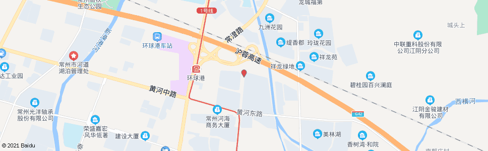 常州长江贸易中心_公交站地图_常州公交_妙搜公交查询2024