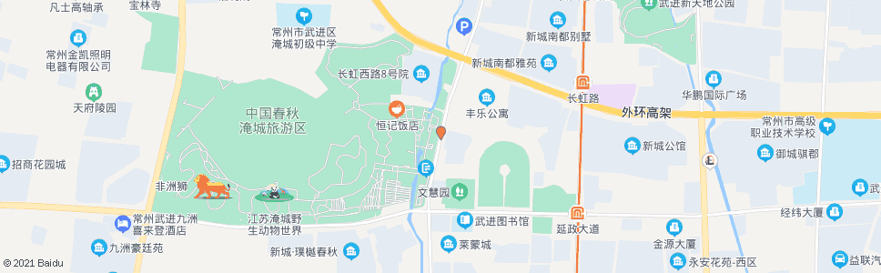 常州淹城(X206)_公交站地图_常州公交_妙搜公交查询2024