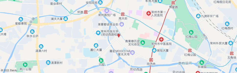 常州吊桥路广化街_公交站地图_常州公交_妙搜公交查询2024
